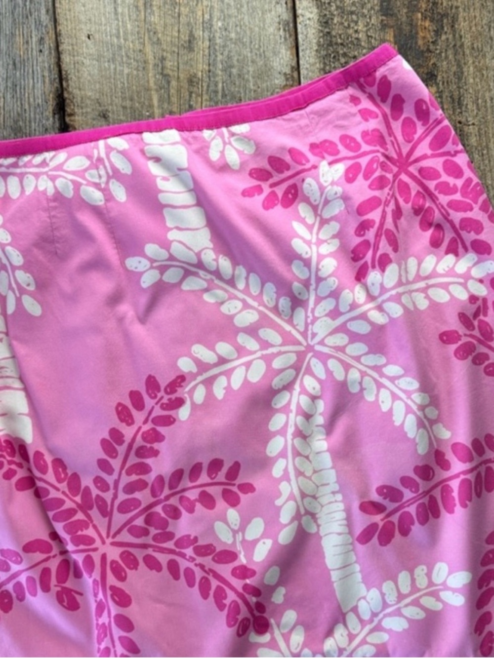 Lilly Pulitzer Palm Tree Skirt Size 10
